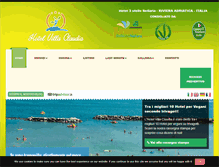 Tablet Screenshot of hotelvillaclaudia.it